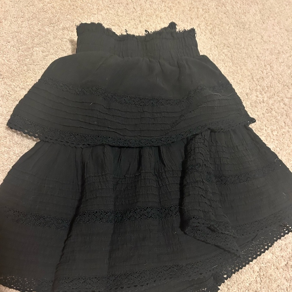 RUFFLE LACE AERIE SKIRT